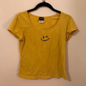Y2K Joe Boxer Smiley Face Tshirt